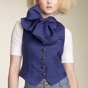 Marc by Marc Jacobs Indigo Bow Vest